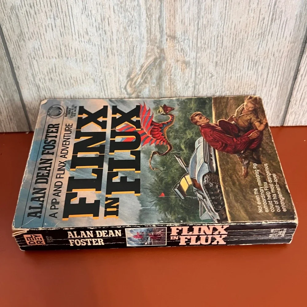 Flinx in Flux Alan Dean Foster Pip and Flinx Adventure Sci-Fi Paperback 1988‎